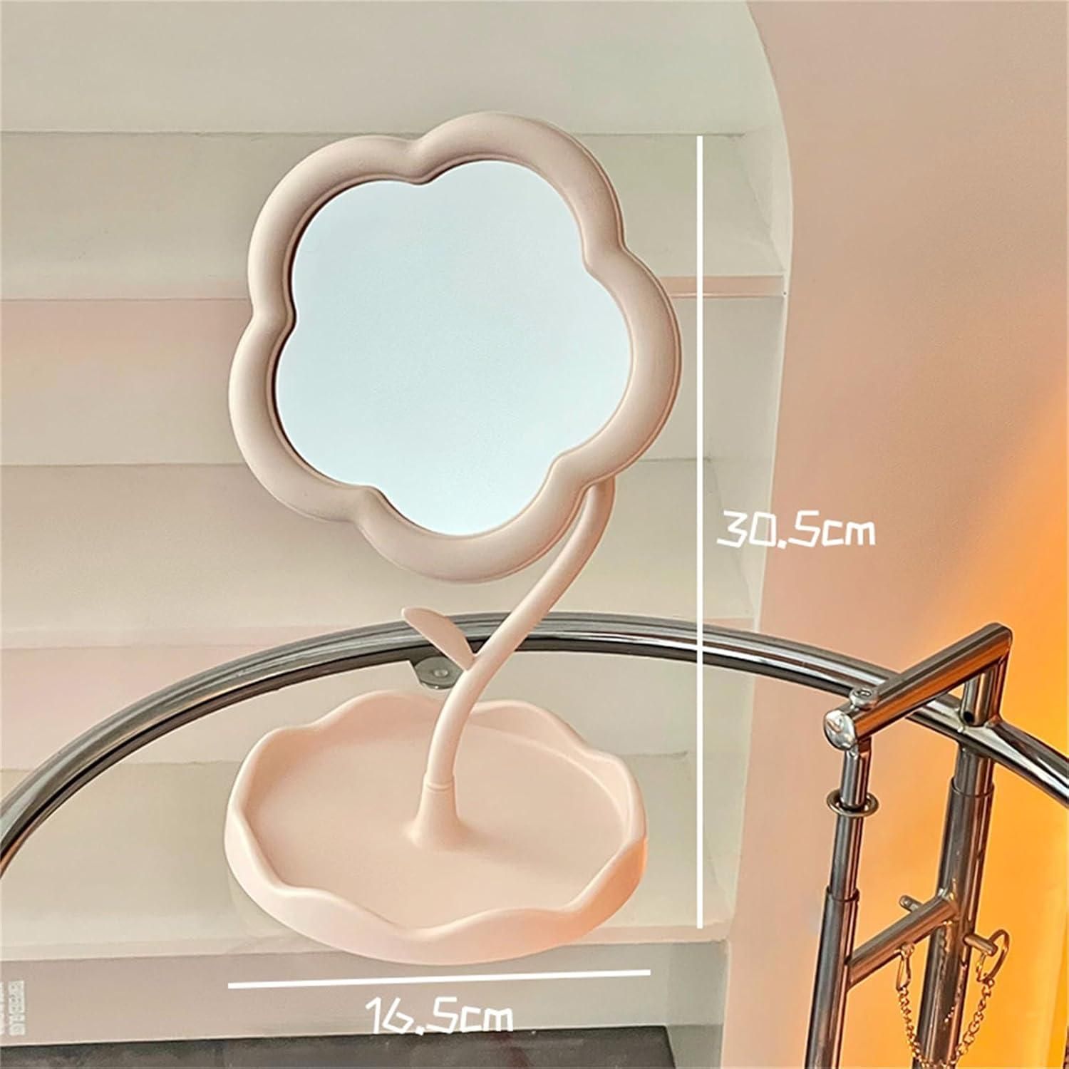 Flower Shape Makeup Mirror